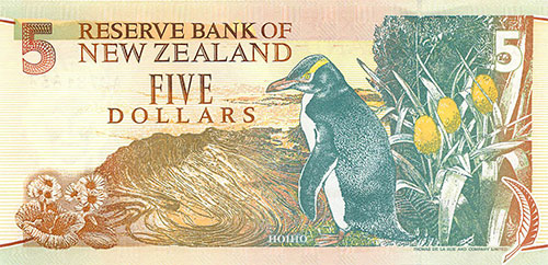 Neuseeland 5 Dollar 1992, RS
