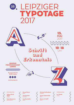 23. Leipziger Typotage am 13. Mai 2017