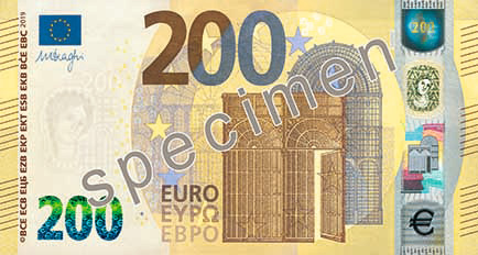 200-Euro-Note Vorderseite