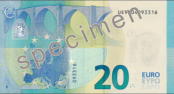20-Euro-Note Rückseite