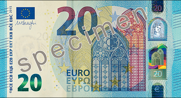 20-Euro-Note Vorderseite