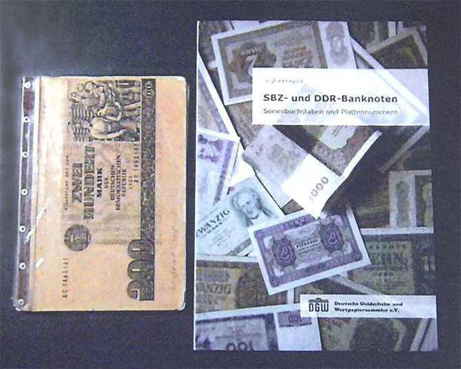 Siegfried Seipold „SBZ- und DDR-Banknoten / Serienbuchstaben und Plattennummern