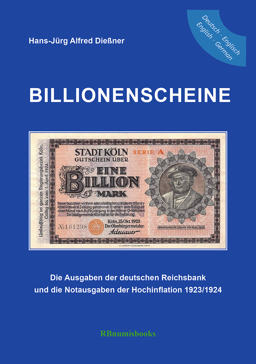 Hans-Jürg Alfred Dießner: BILLIONENSCHEINE
