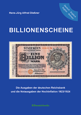 Hans-Jürg Alfred Dießner: BILLIONENSCHEINE