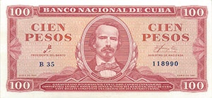 100 Pesos 1961